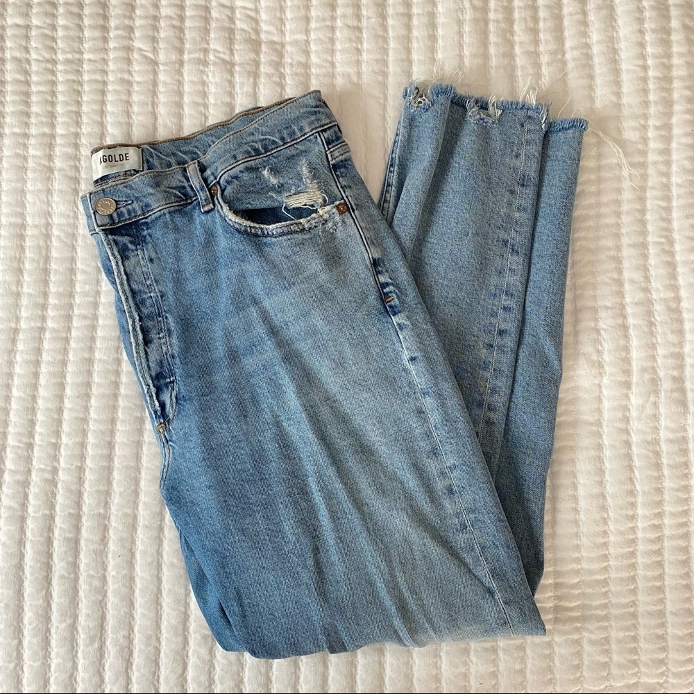 AGOLDE Nico Hi Rise Slim Jeans